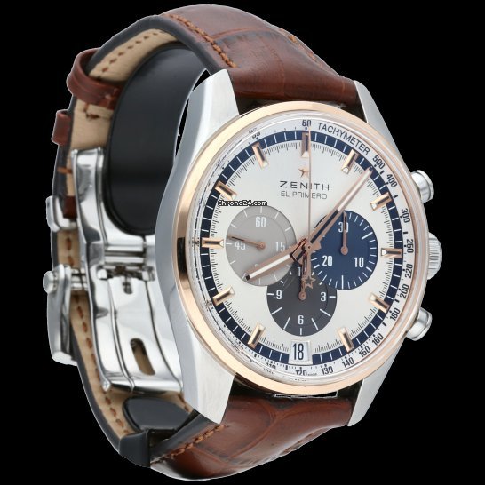 IMG_9081 Zenith Mens watch Unisex Automatic Gold Steel 51.2080.400 69.C494 Replica 6