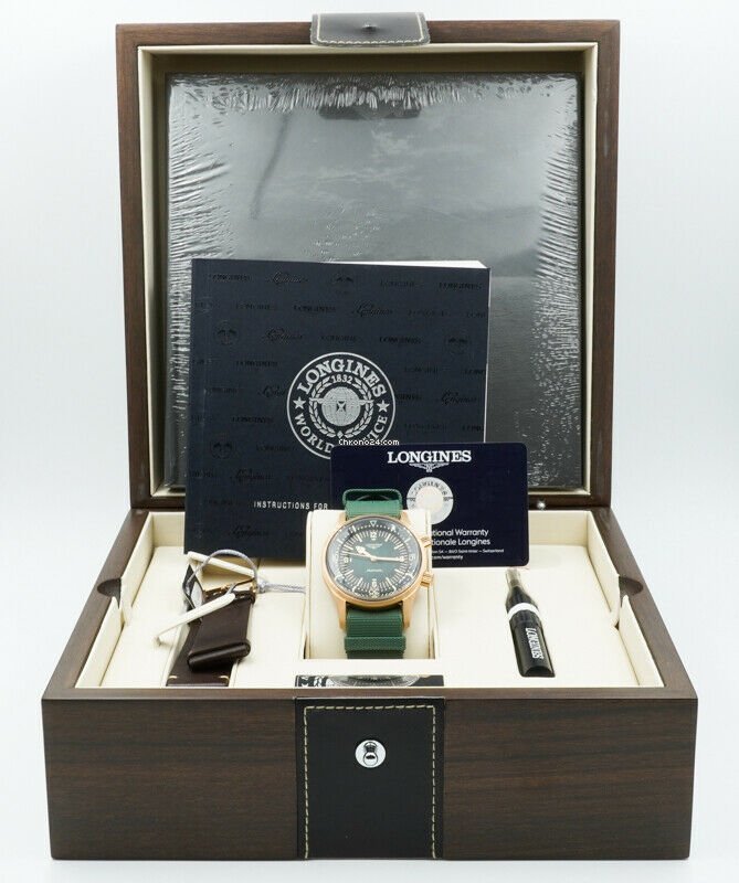 Longines Legend Diver Mens watch Unisex Automatic Bronze L3.774.1.50.2 Replica 6
