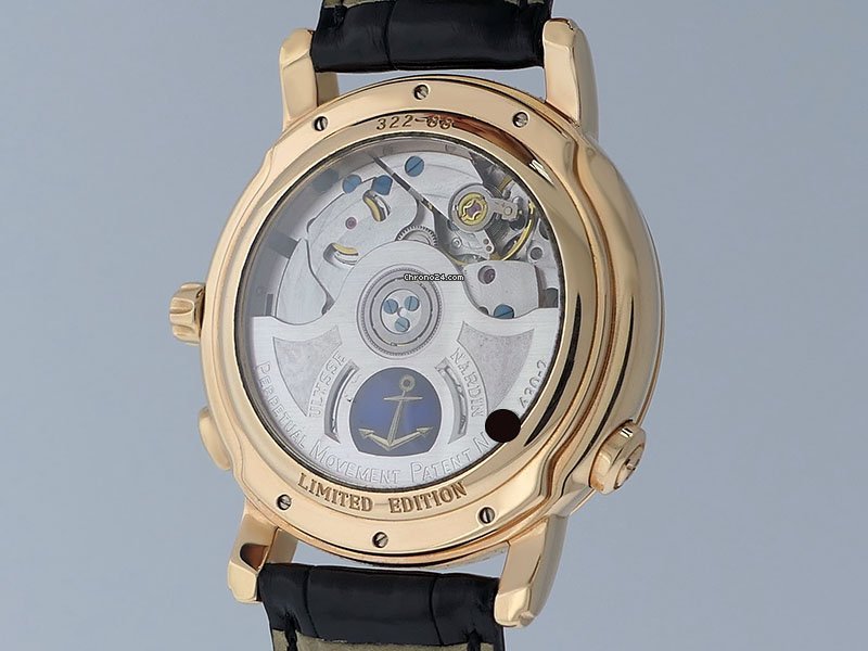IMG_9081 Ulysse Nardin GMT + - Perpetual Mens watch Unisex Automatic Rose gold 322-88 Replica 6