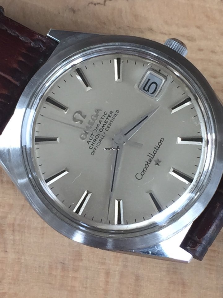 Omega Constellation Mens watch Unisex Automatic Steel 168.015 Replica 6
