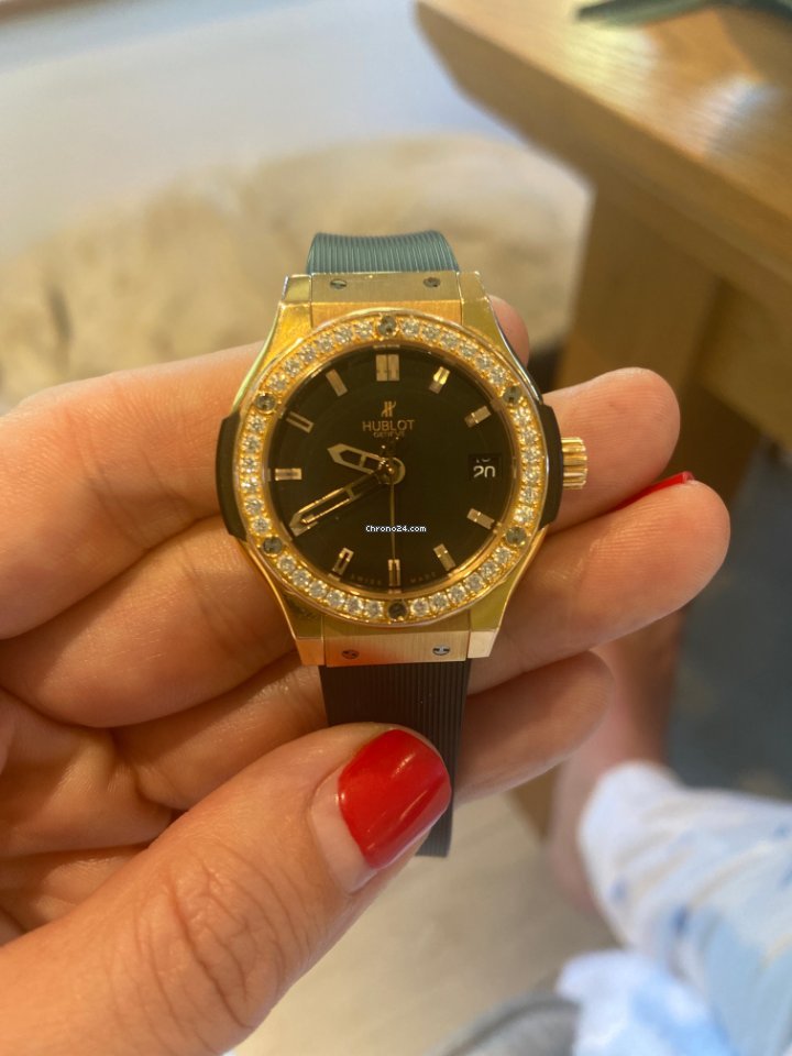 IMG_9081 Hublot Classic Fusion Quartz Womens watch Quartz 581.OX.1180.RX.1104 Replica 6