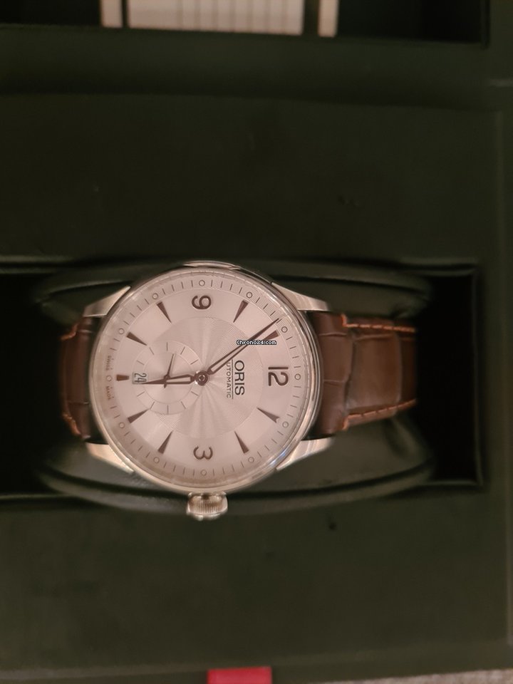 IMG_9081 Oris Artelier Small Second Mens watch Unisex Automatic Steel 01 396 7580 4051-07 5 21 05 Replica 6