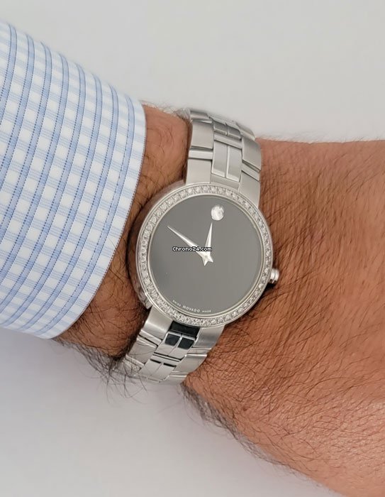 Movado Museum Mens watch Unisex Quartz Steel 84 E7 1851 Replica 6