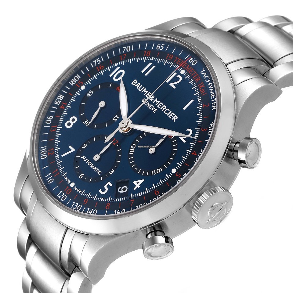 Baume & Mercier Capeland Mens watch Unisex Automatic Steel 10066 Replica 6