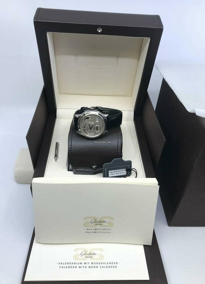 IMG_9081 Glashutte Original PanoMaticLunar Mens watch Unisex Automatic Steel 90.02.02.02.04 Replica 6