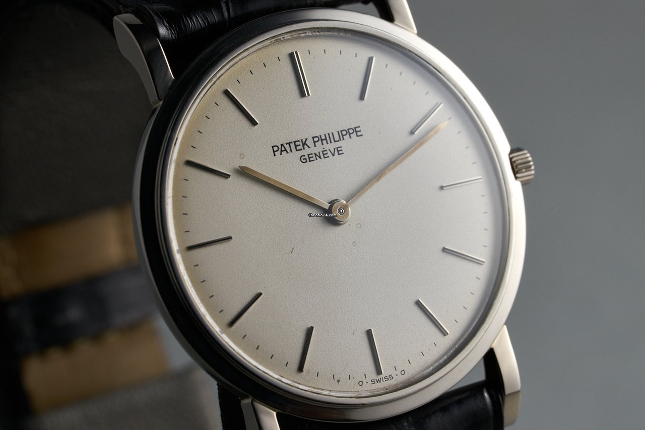 IMG_9081 Patek Philippe Calatrava Mens watch Unisex Manual winding White gold 3520G Replica 6