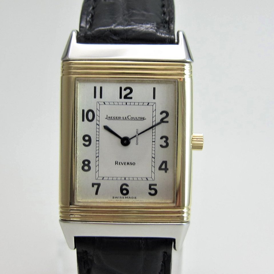 IMG_9081 Jaeger-LeCoultre Reverso Classique Mens watch Unisex Manual winding Gold Steel 250.5.86 Replica 6