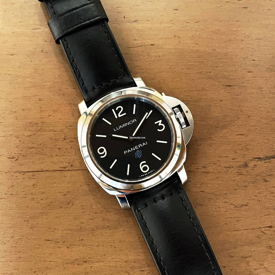IMG_9081 Panerai Luminor Base Logo Mens watch Unisex Manual winding Steel PAM 00774 Replica 6