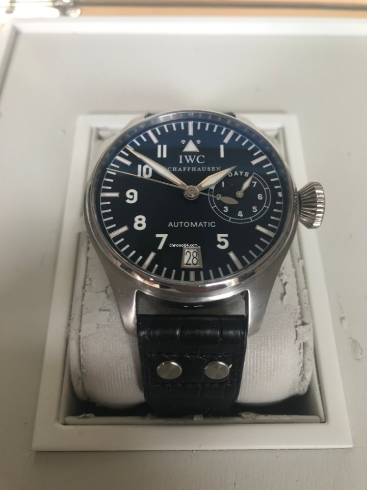 IMG_9081 IWC Big Pilot Mens watch Unisex Automatic Platinum IW5002 Replica 6