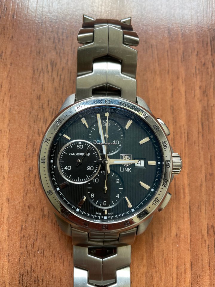 IMG_9081 TAG Heuer Link Calibre 16 Mens watch Unisex Automatic Steel CAT2010 Replica 6