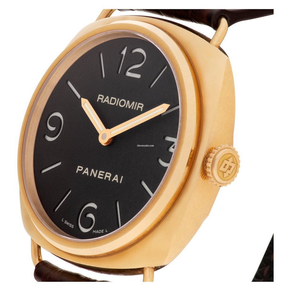 IMG_9081 Panerai Radiomir Manual winding Rose gold PAM 231 Replica 6