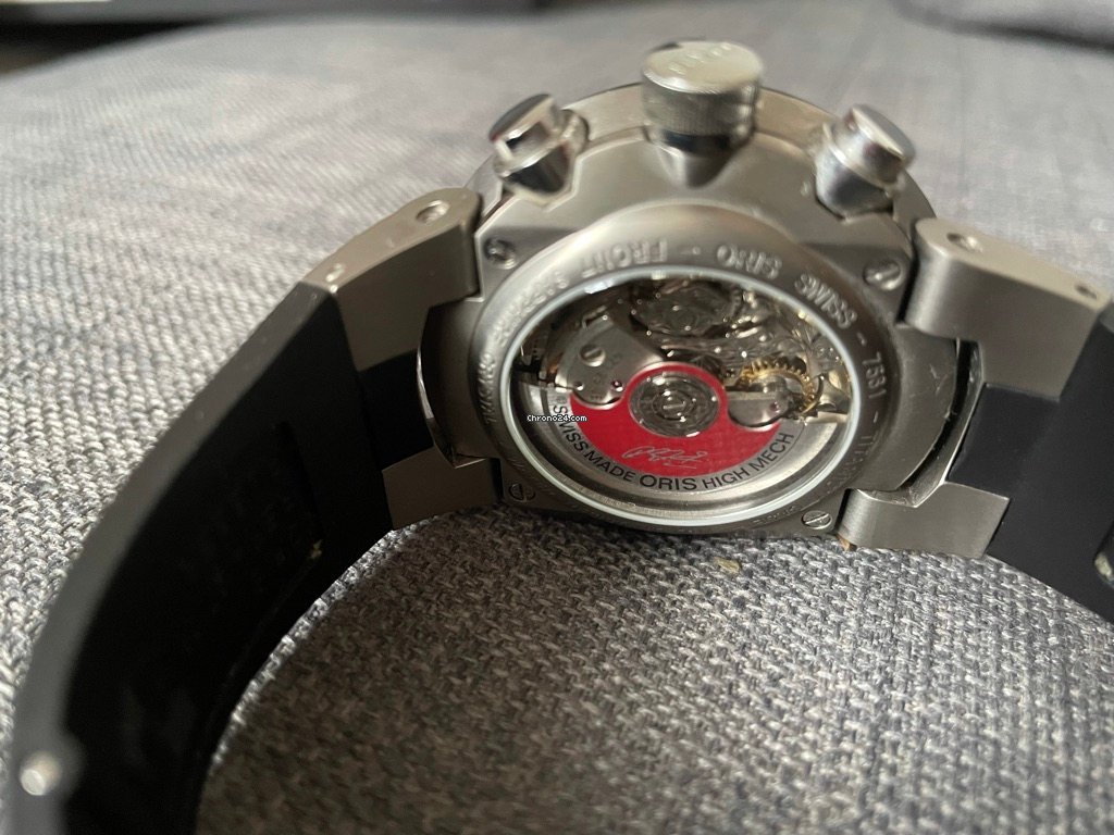 IMG_9081 Oris Williams F1 Mens watch Unisex Automatic Titanium 673 7561 70 64 Replica 6