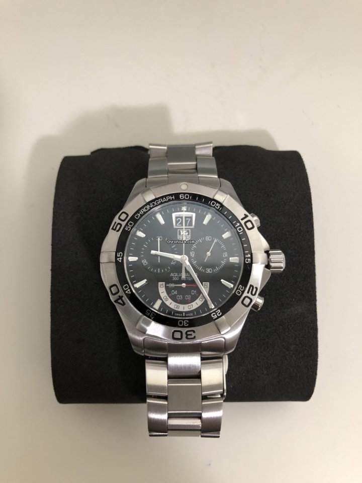 IMG_9081 TAG Heuer Aquaracer 300M Mens watch Unisex Quartz Steel CAF101A Replica 6