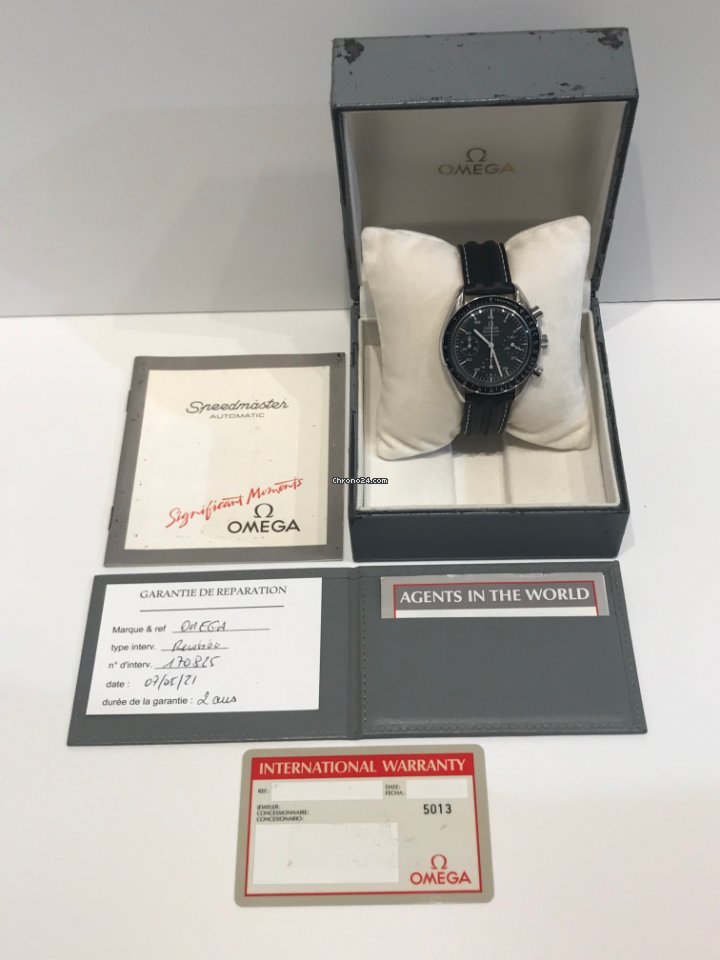 IMG_9081 Omega Speedmaster Reduced Mens watch Unisex Automatic Steel 1750033 Replica 6