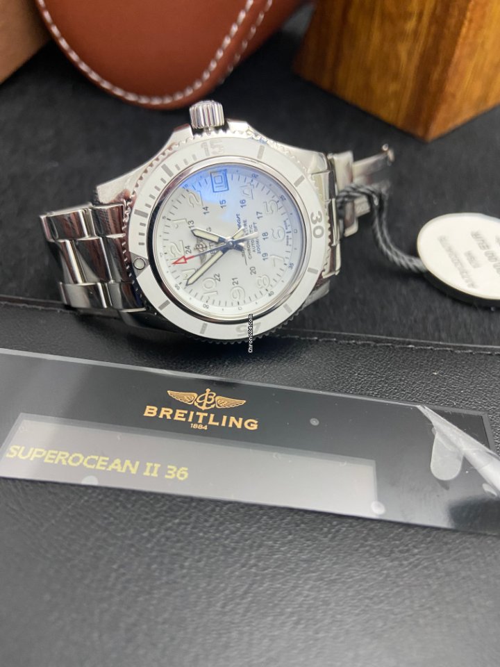 Breitling Superocean II 36 Womens watch Automatic Steel A17312D2 A775-179A Replica 6