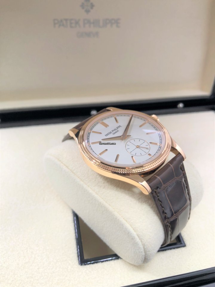 IMG_9081 Patek Philippe Calatrava Mens watch Unisex Manual winding Rose gold 6119R-001 Replica 6
