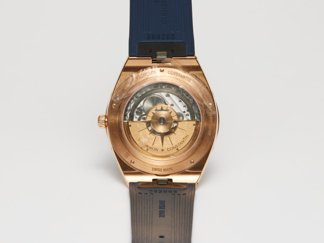 IMG_9081 Vacheron Constantin Overseas Mens watch Unisex Automatic Rose gold 4300V 000R-B509 Replica 6