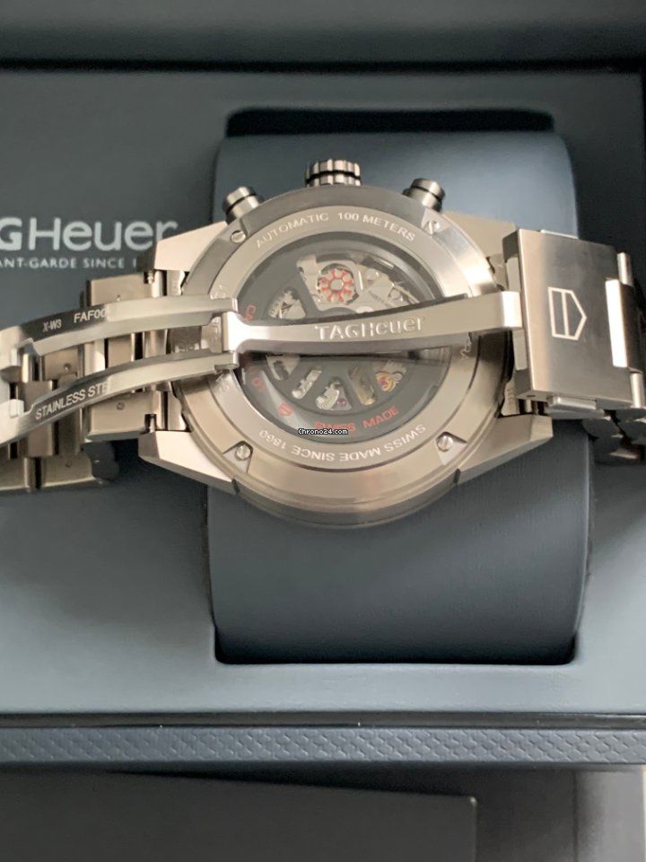 IMG_9081 TAG Heuer Carrera Calibre HEUER 01 Mens watch Unisex Automatic Titanium CAR208Z.BF0719 Replica 6