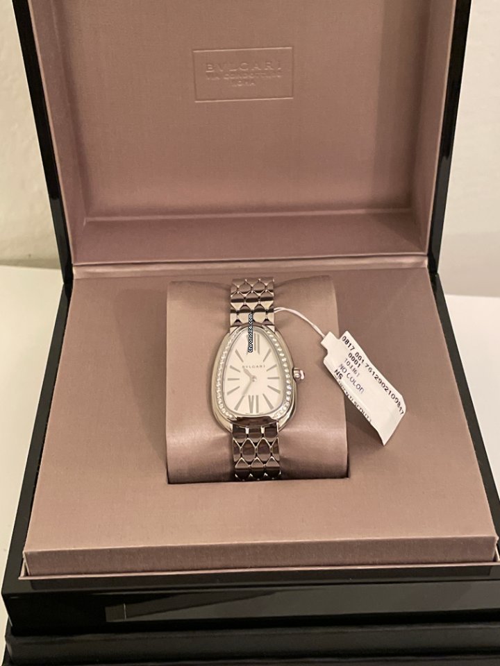 IMG_9081 Bulgari Serpenti Womens watch Quartz Steel 103141 Replica 6