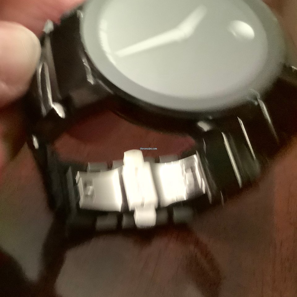 IMG_9081 Movado Sapphire Mens watch Unisex Quartz Steel 0606882 Replica 6