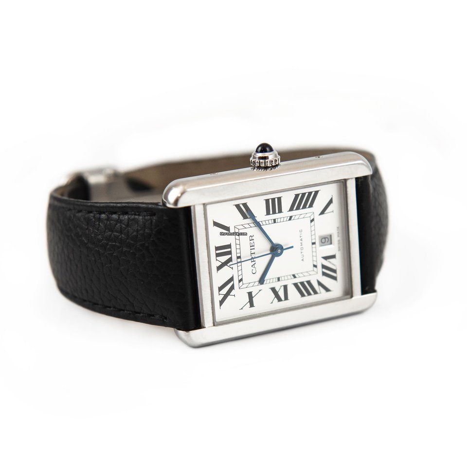 IMG_9081 Cartier Tank Solo Mens watch Unisex Automatic Steel WSTA0029 Replica 6