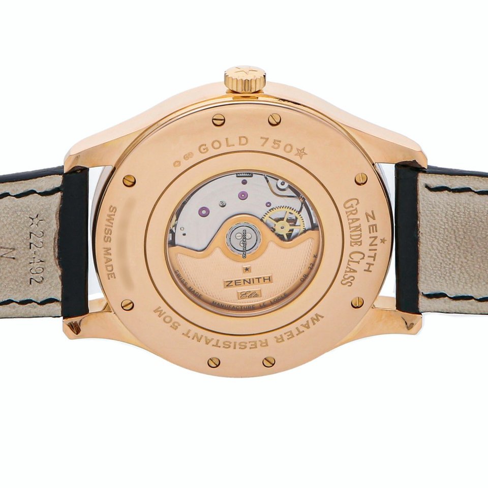 Zenith Elite Mens watch Unisex Automatic Rose gold 18.0520.6850 02.C492 Replica 6