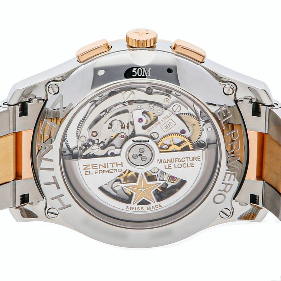 IMG_9081 Zenith Captain Chronograph Mens watch Unisex Automatic Steel 51.2112.400 75.M2110 Replica 6