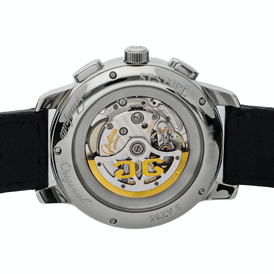 IMG_9081 Glashutte Original Senator Chronograph XL Mens watch Unisex Automatic Steel 39-34-21-42-04 Replica 6