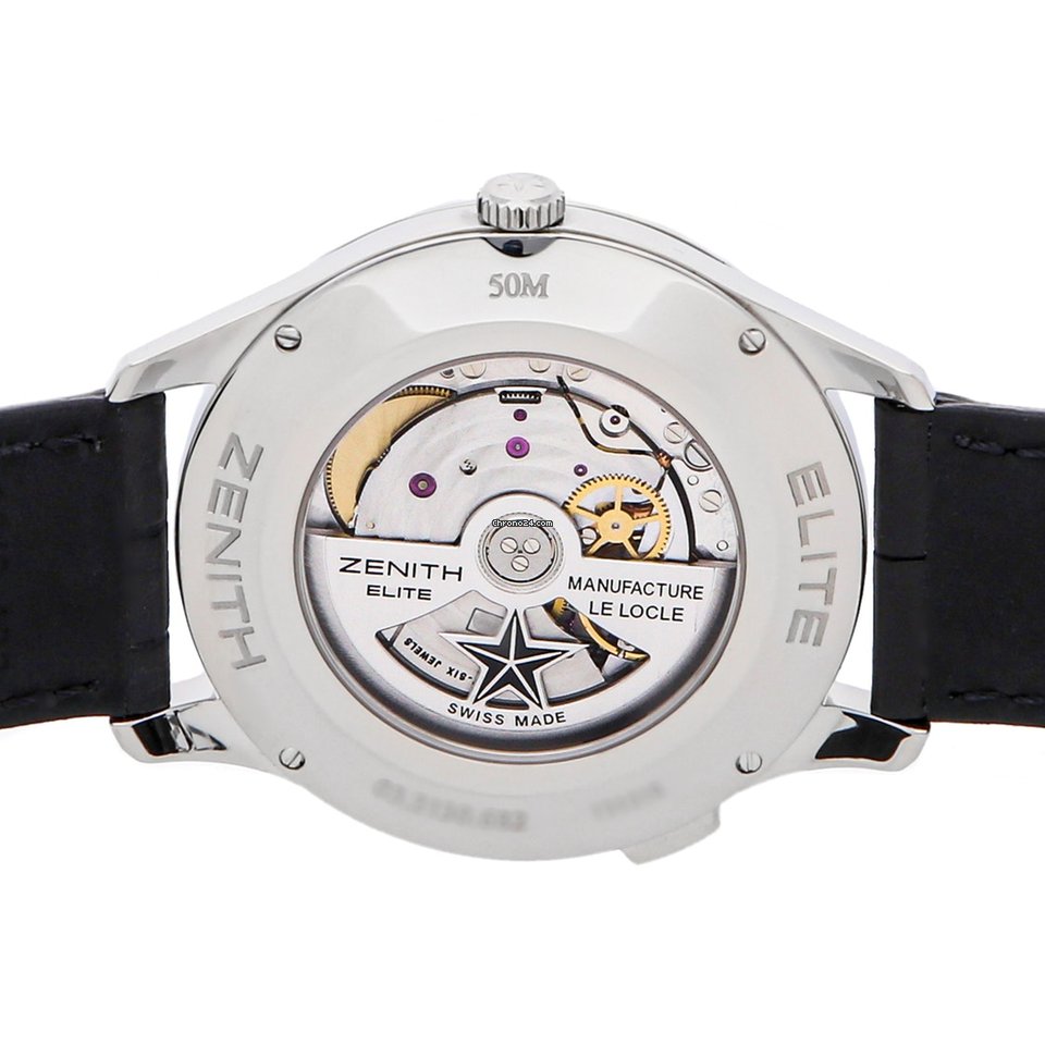IMG_9081 Zenith Elite Dual Time Mens watch Unisex Automatic Steel 03.2130.682 22.C493 Replica 6