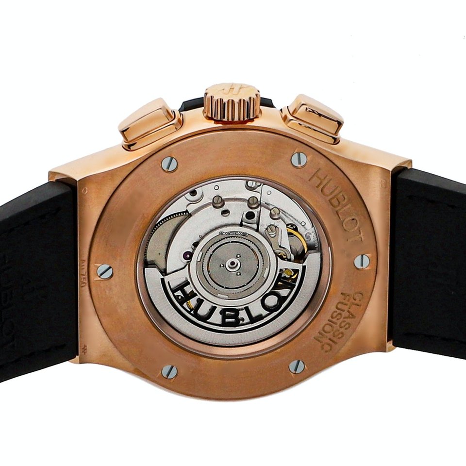 IMG_9081 Hublot Classic Fusion Chronograph Mens watch Unisex Automatic Rose gold 521.OX.1181.LR.1104 Replica 6
