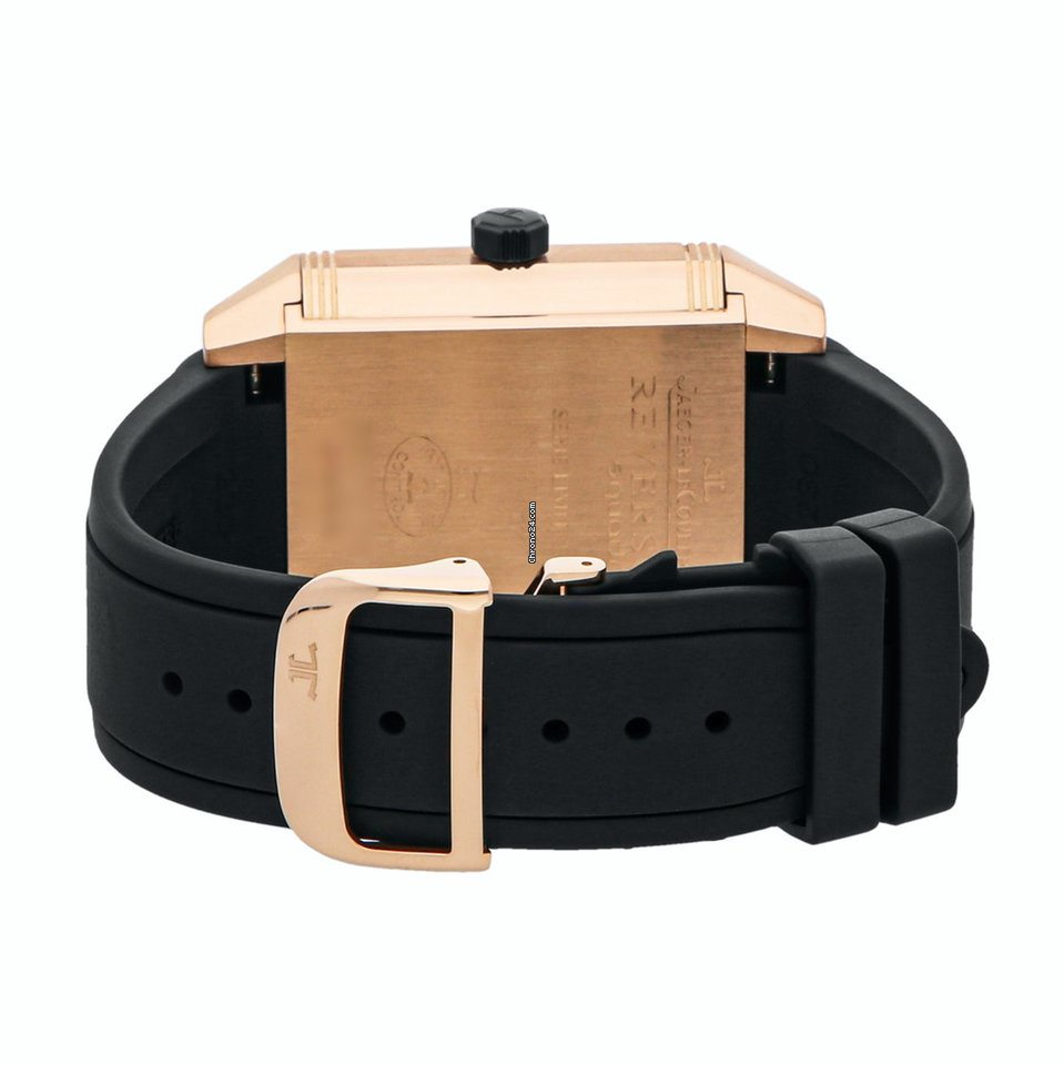 IMG_9081 Jaeger-LeCoultre Reverso Squadra Hometime Mens watch Unisex Automatic Rose gold Q7002672 Replica 6