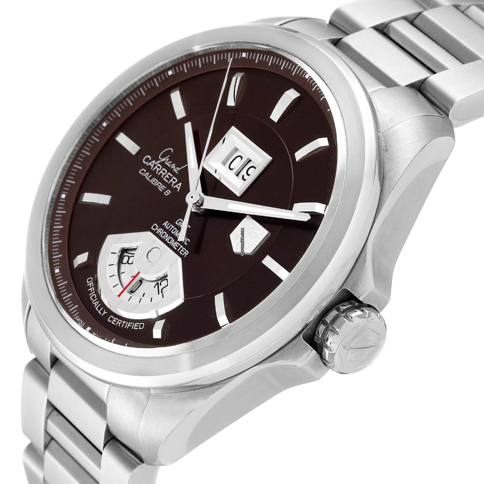 TAG Heuer Grand Carrera Mens watch Unisex Automatic Steel WAV5113.BA0901 Replica 6