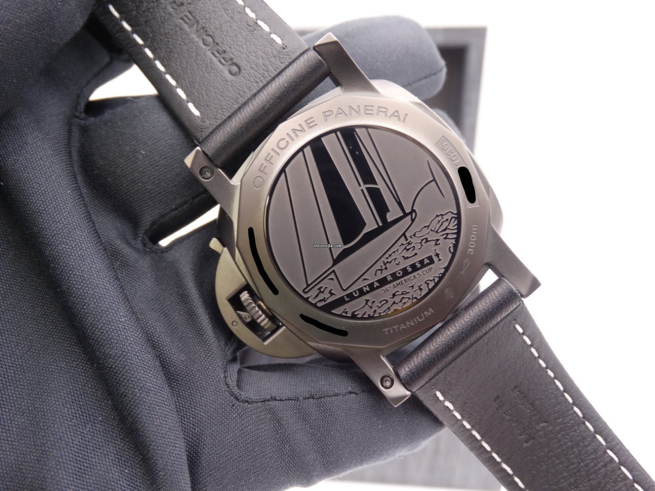 IMG_9081 Panerai Luminor GMT Automatic Mens watch Unisex Automatic Titanium PAM 01036 Replica 6