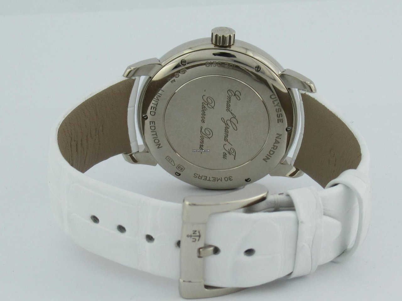 IMG_9081 Ulysse Nardin Automatic White gold 8150-201 Replica 6
