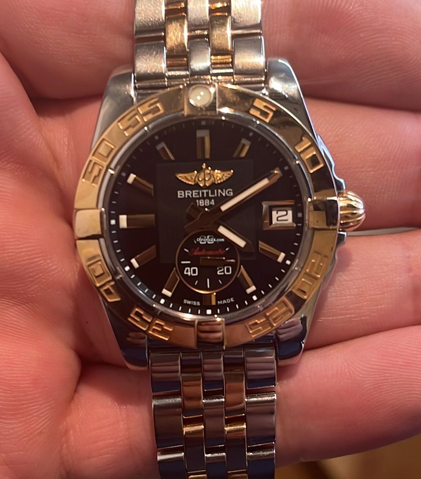 Breitling Galactic 36 Mens watch Unisex Automatic Gold Steel C3733012.BA54.376C Replica 6
