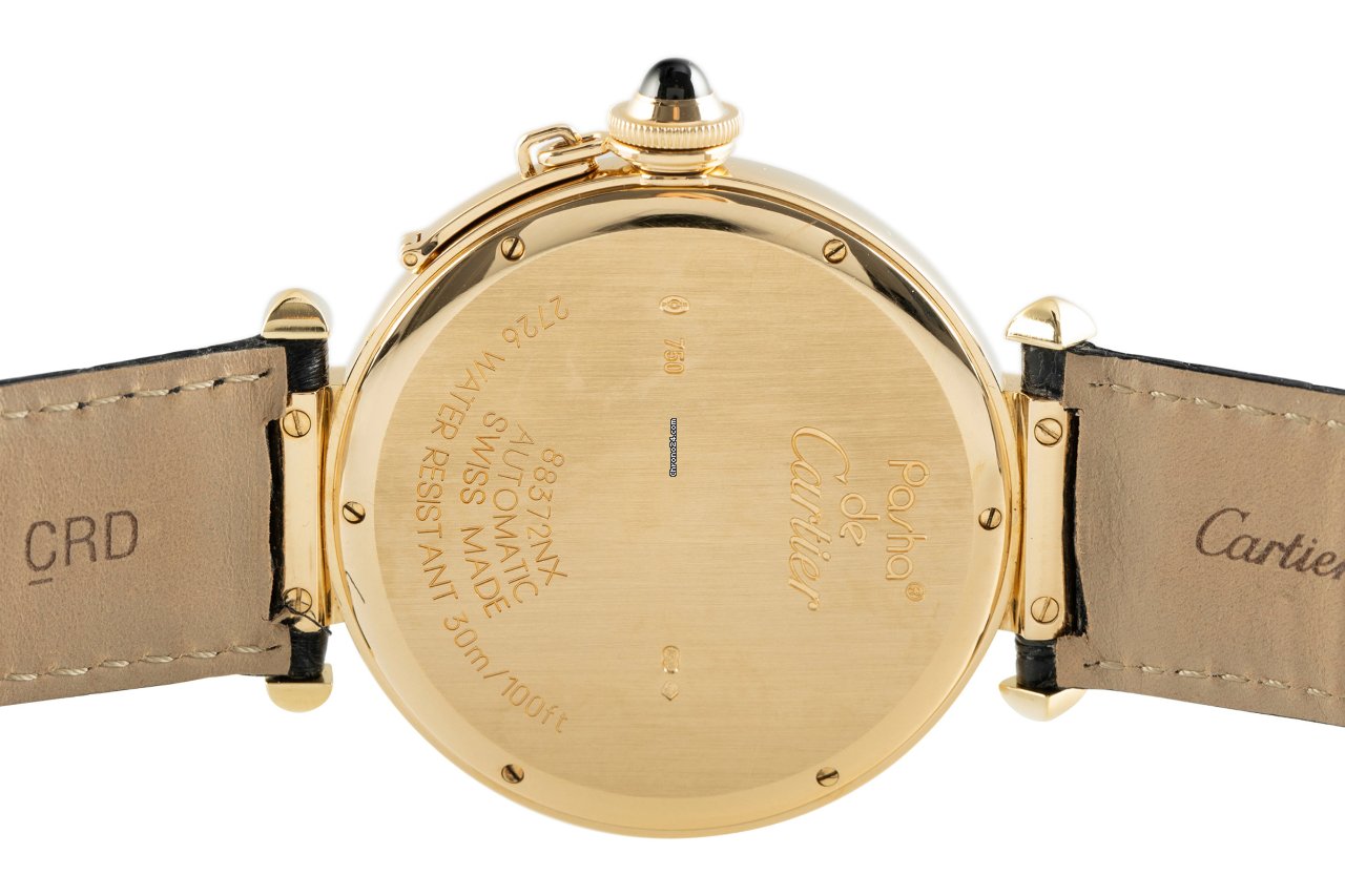 Cartier Pasha Mens watch Unisex Automatic Yellow gold 2726 Replica 6