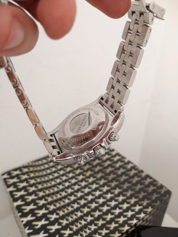 IMG_9081 Breitling Chronomat 44 Mens watch Unisex Automatic Steel AB011011 Replica 6