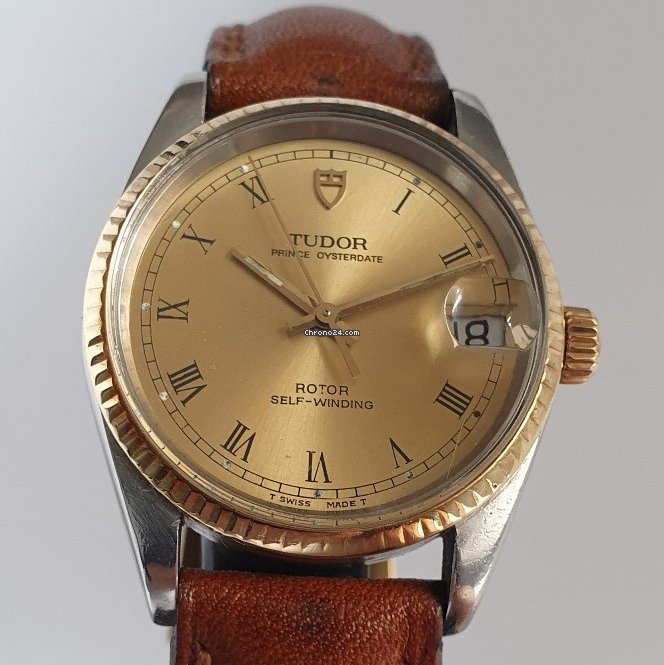 Tudor Prince Oysterdate Mens watch Unisex Automatic Gold Steel 75403 Replica 6