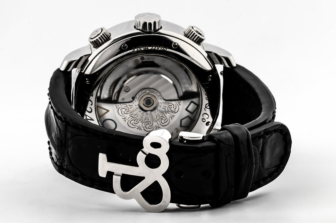 IMG_9081 Jacob & Co. Five Time Zone Mens watch Unisex Automatic Steel H 24 Replica 6