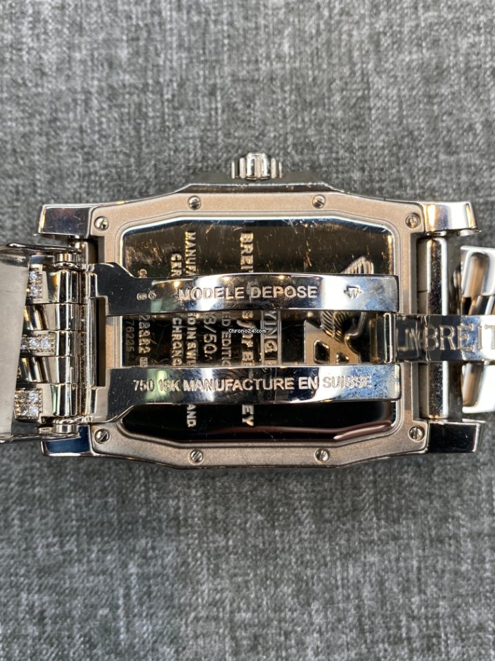 IMG_9081 Breitling Bentley Flying B Mens watch Unisex Automatic White gold J28362 Replica 6