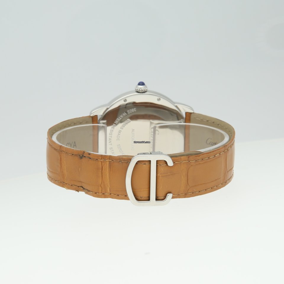 Cartier Ronde Solo de Cartier Mens watch Unisex Automatic Steel 3802 Replica 6