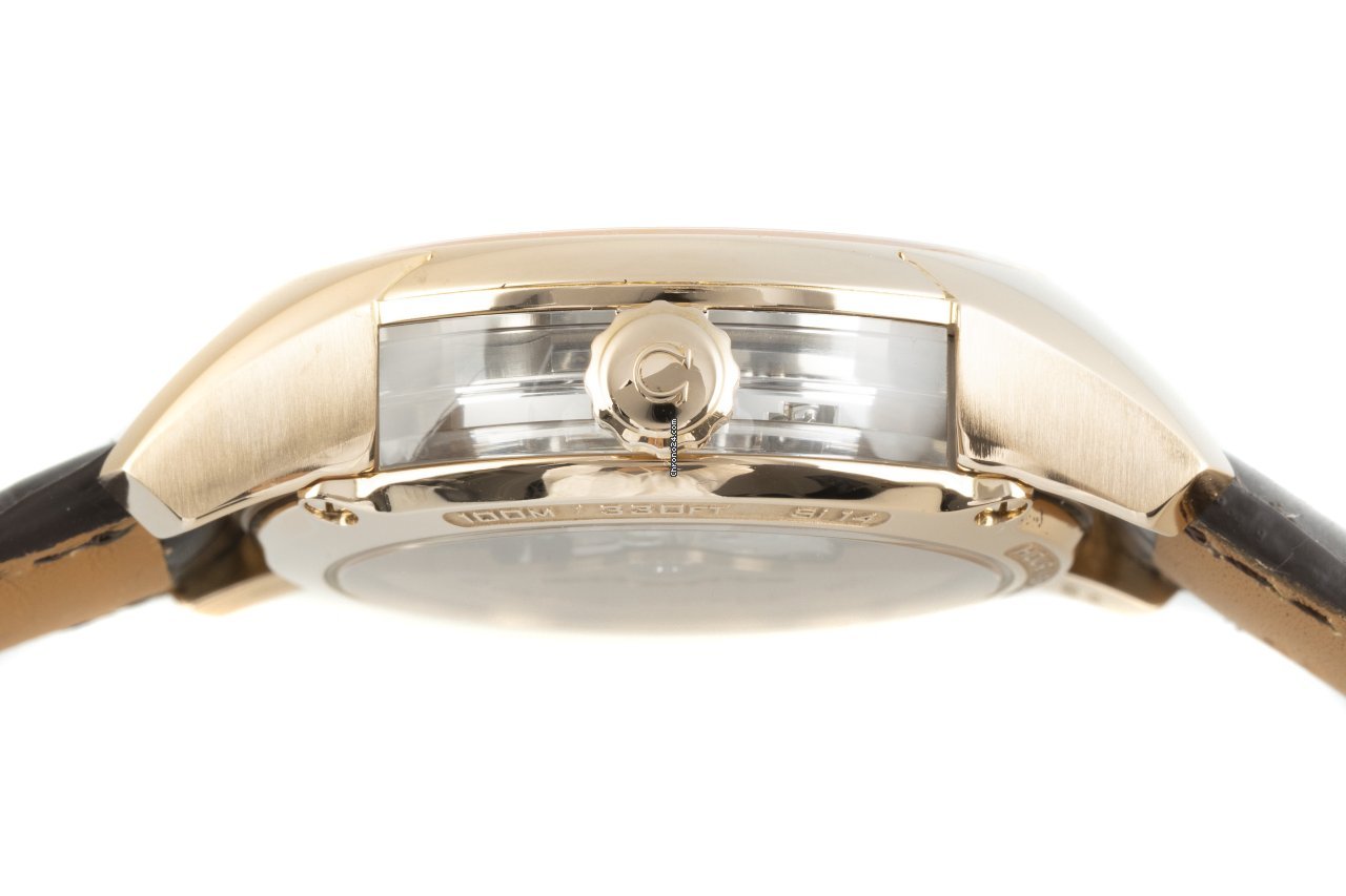 Omega De Ville Hour Vision Mens watch Unisex Automatic Red gold 431.63.41.22.02.001 Replica 6