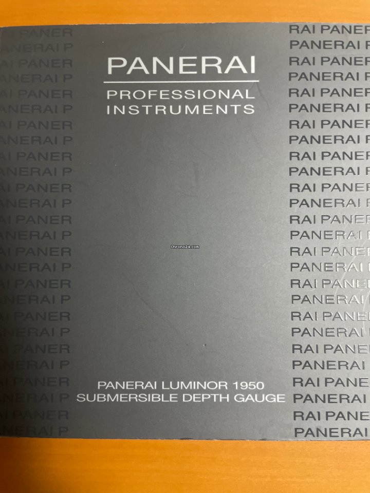 Panerai Luminor Submersible 1950 Depth Gauge Mens watch Unisex Automatic Titanium PAM 00193 Replica 6