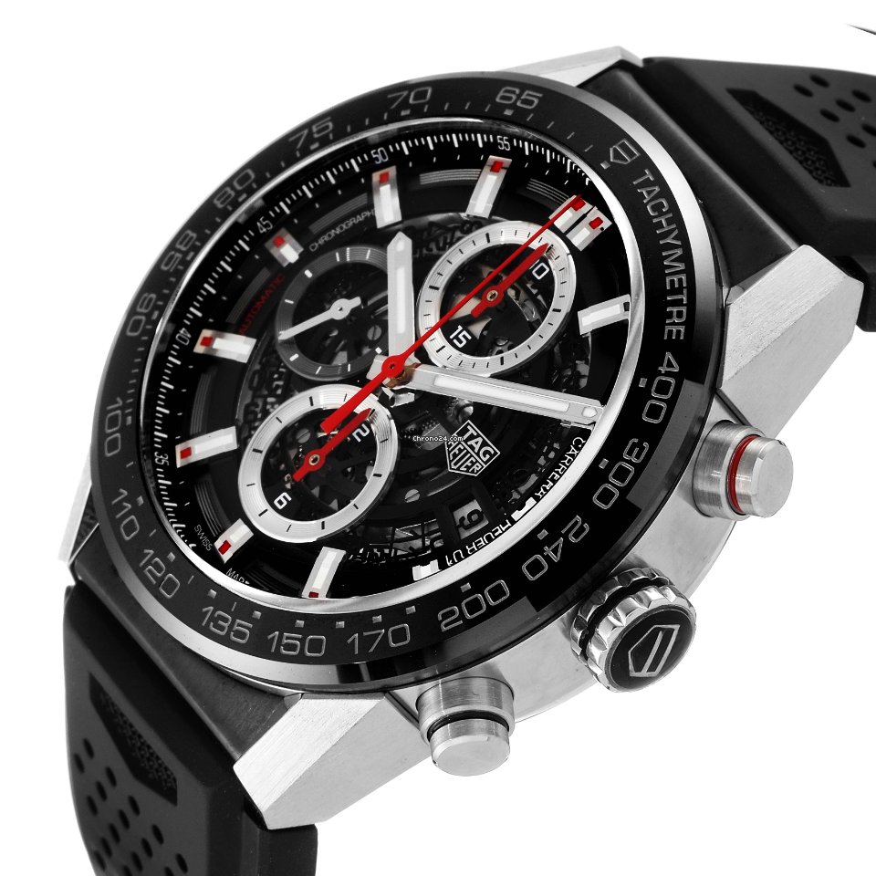 IMG_9081 TAG Heuer Carrera Calibre HEUER 01 Mens watch Unisex Automatic Steel CAR201V.BA0714 Replica 6