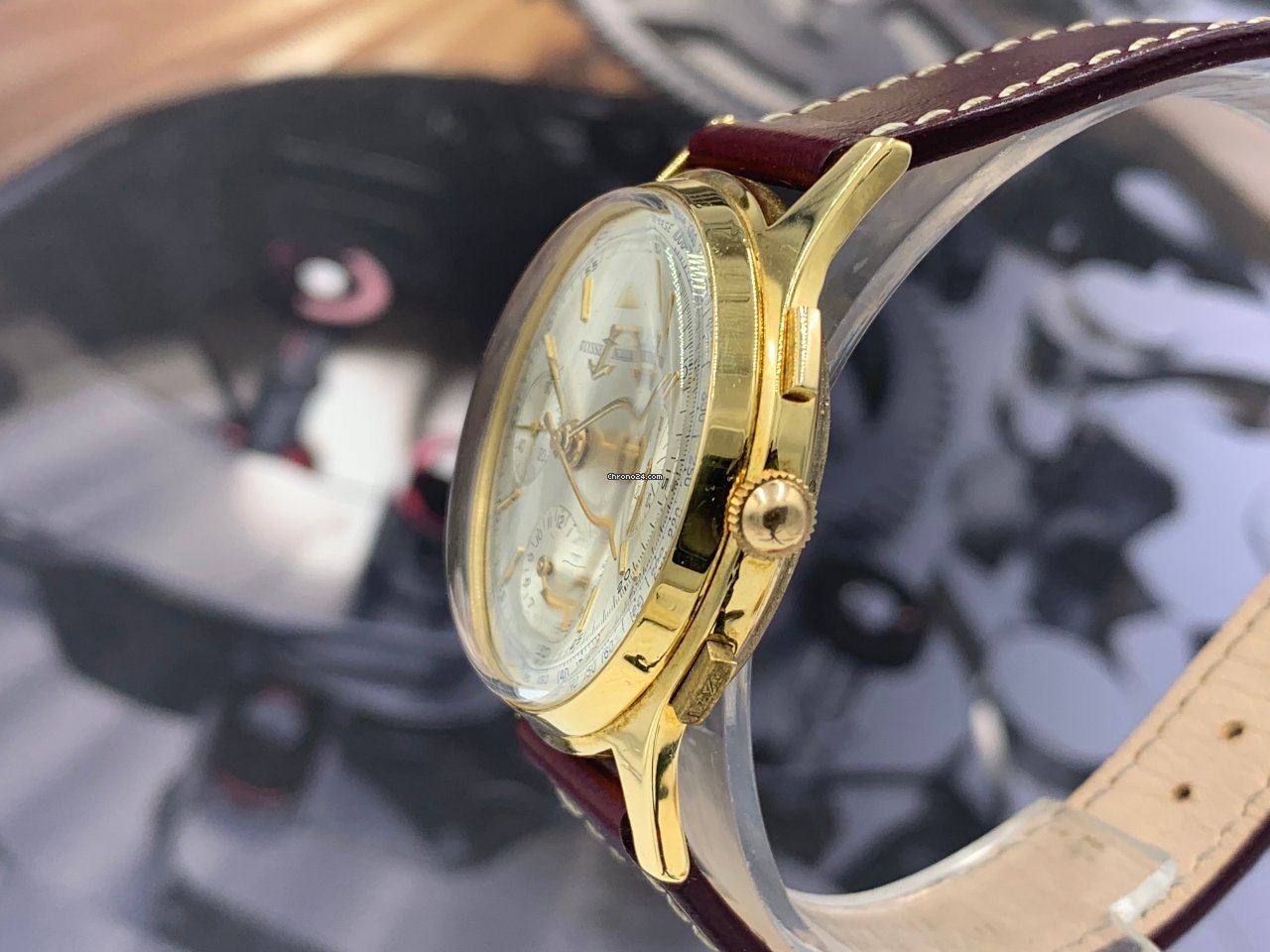 IMG_9081 Ulysse Nardin Mens watch Unisex Manual winding Yellow gold 7534 4 Replica 6