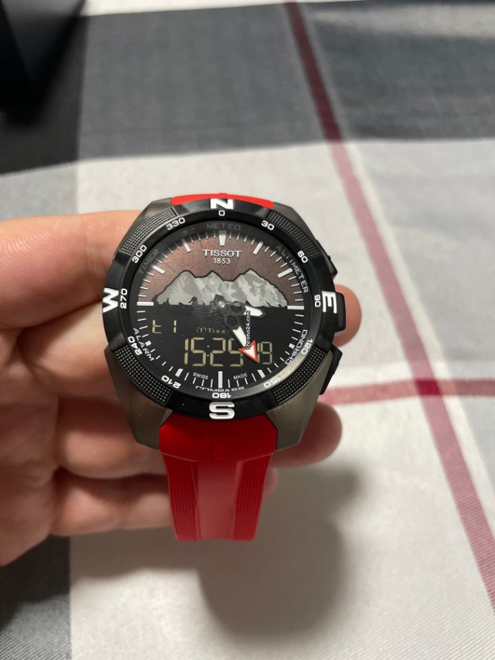 IMG_9081 Tissot T-Touch Expert Solar Mens watch Unisex Quartz Titanium T091.420.47.051.10 Replica 6