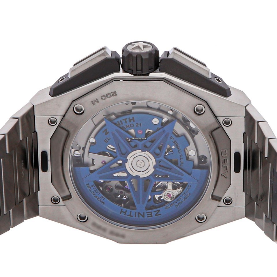 IMG_9081 Zenith Defy Mens watch Unisex Automatic Titanium 95.9100.9004 01.I001 Replica 6
