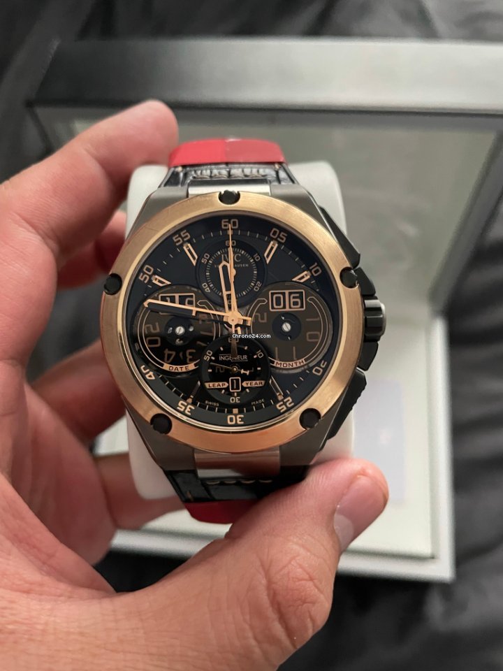 IMG_9081 IWC Ingenieur Perpetual Calendar Digital Date-Month Mens watch Unisex Titanium IW379203 Replica 6