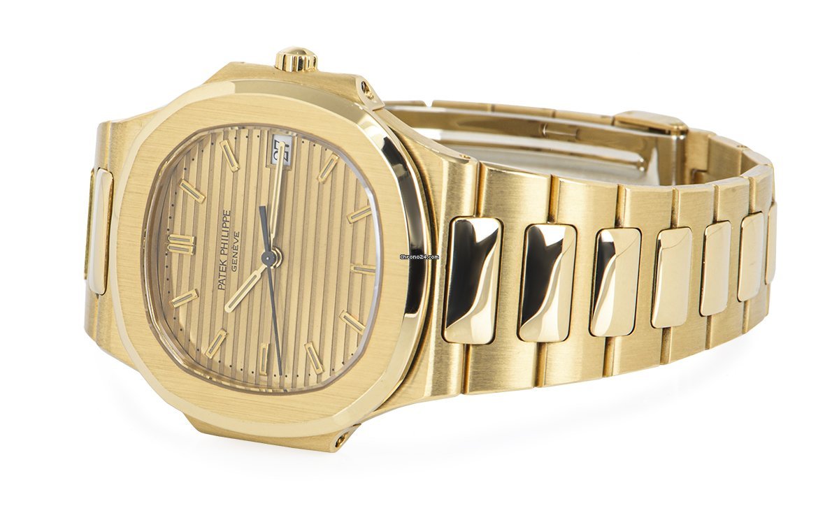 IMG_9081 Patek Philippe Nautilus Mens watch Unisex Quartz Yellow gold 3900 001 Replica 6