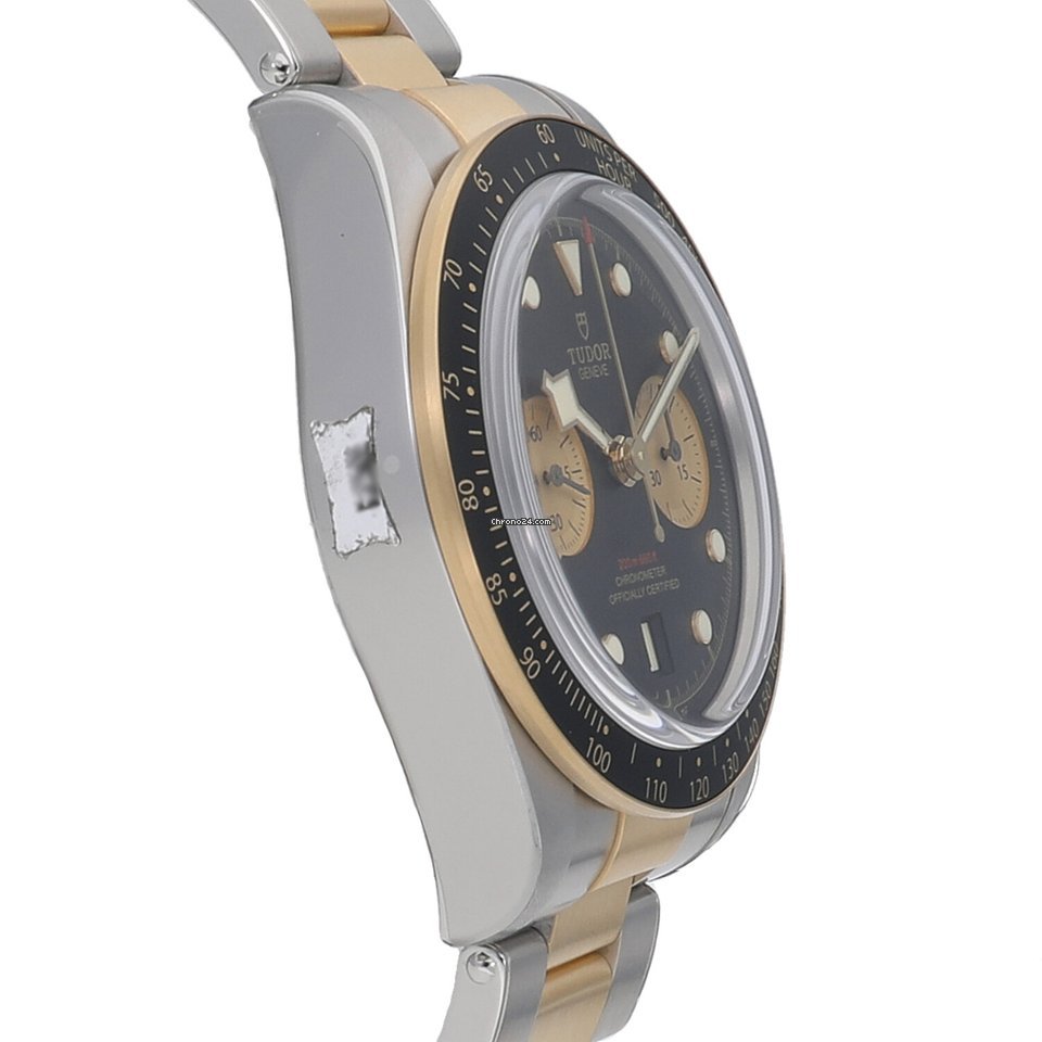 Tudor Black Bay Chrono Mens watch Unisex Automatic Gold Steel M79363N-0001 Replica 6